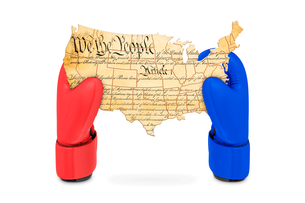 Two illustrations by Mariaelena Caputi for a series of letters written by experts from around the world to the next president of the United States and the American people.